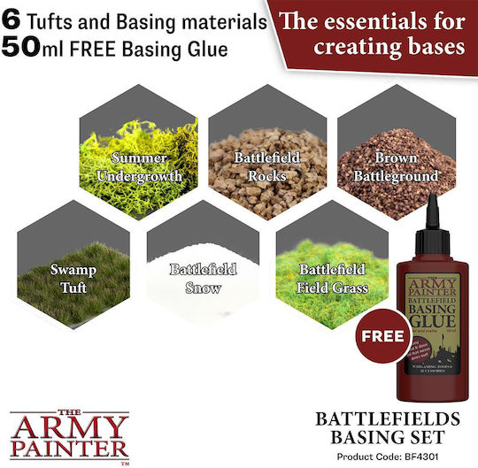 The Army Painter Maketohart Battlefields Basing Set