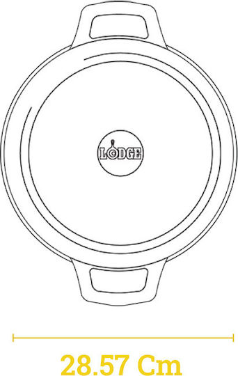 Lodge Chef Collection Dutch Oven 14.37x28.57cm 2Stück