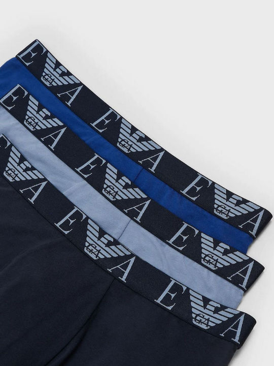 Emporio Armani Herren Boxershorts Blau 3Packung