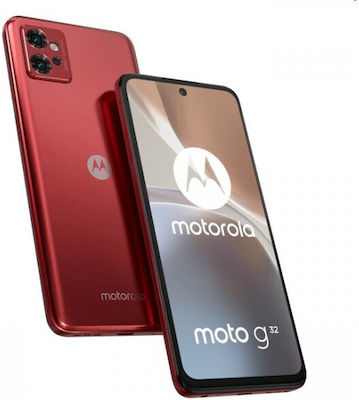 Motorola Moto G32 Dual SIM (6GB/128GB) Satin Maroon | Skroutz.gr