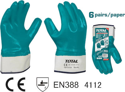 Total Safety Glofe Nitrile Green