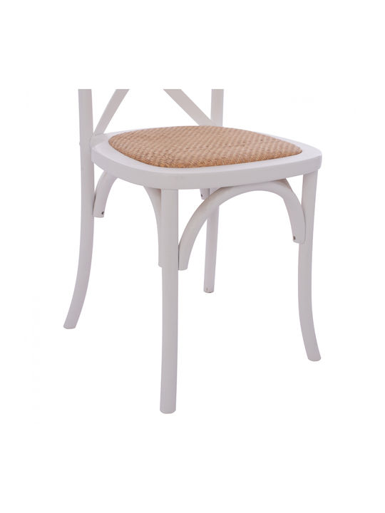 Owen Scaune Cafe Lemn Albe 1buc 45x55.5x90buc