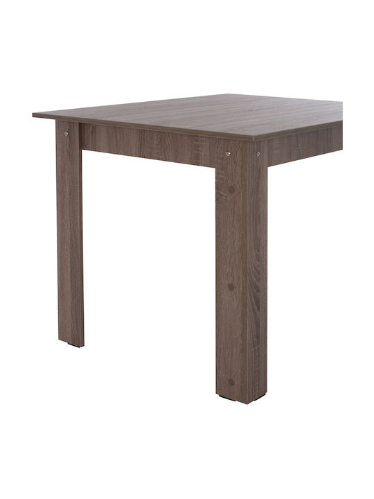 Kelvin Table Kitchen Wooden Sonama Grey 110x80x77cm