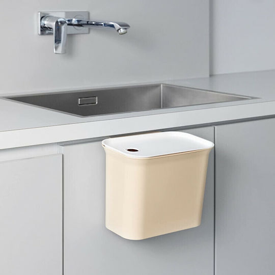 Navaris Κάδος Απορριμμάτων Πλαστικός Λευκός 5lt 2τμχ
