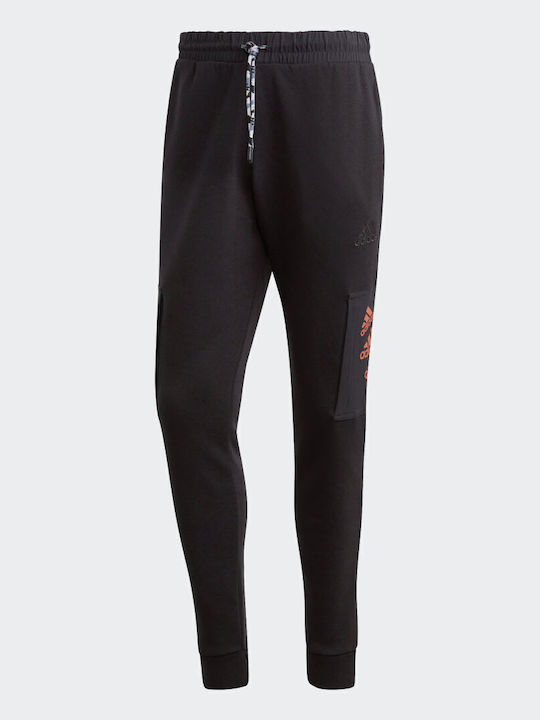 Essentials Brandlove Карго с Ластик Black / Semi Impact Orange