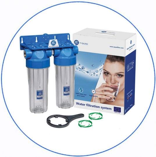 Aqua Filter FHPLCLx-D-TWIN Διπλή Κεντρικής Παροχής / Κάτω Πάγκου Aqua Filter FHPLCLx-D-TWIN Διπλή Κεντρικής Παροχής / Κάτω Πάγκου