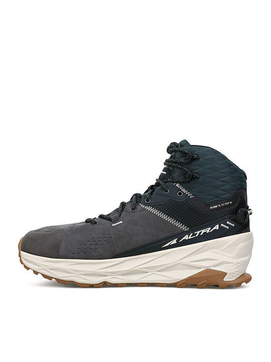 Altra Olympus 5 Men's Waterproof Hiking Boots With Gore-Tex Membrane Black