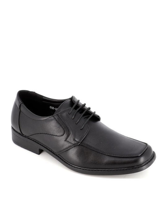 Leder Herren Freizeitschuhe Schwarz
