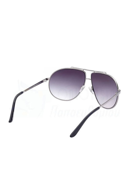 Guess Women's Sunglasses with Brown Tartaruga Metallic Frame and Grey Gradient Lenses GU5208 08B