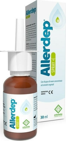 Erbozeta Allerdep Spray für Allergien Nasenspray mit Meerwasser 30ml
