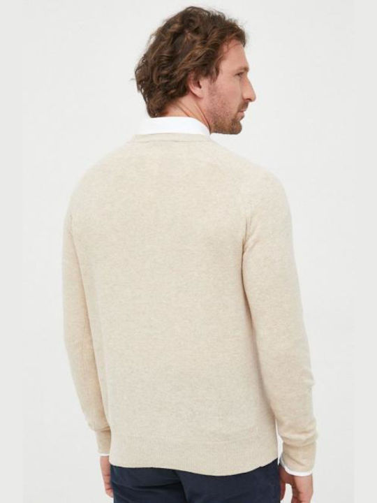 Trussardi Men's Long Sleeve Sweater Beige