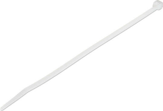 StarTech Nylon Cable Ties Cbmzt8n White Cable Ties Plastic 200mm x 4mm in White Colour 100pcs
