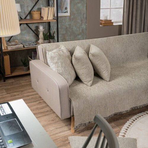 Teoran Utah Three-Seater Sofa Throw Chenille 180x300cm 07