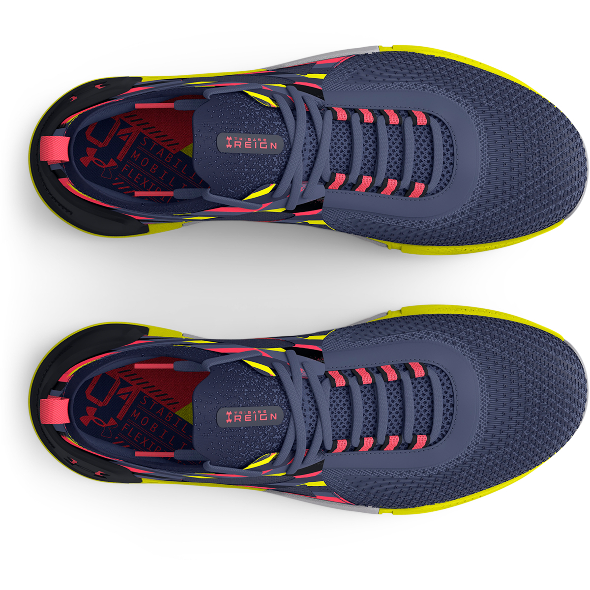 Under Armour TriBase Reign 4 Pro Amp Training Shoes Aurora Purple Yellow Ray 14 Buy Under Armour TriBase Reign 4 Pro Amp  main image 2