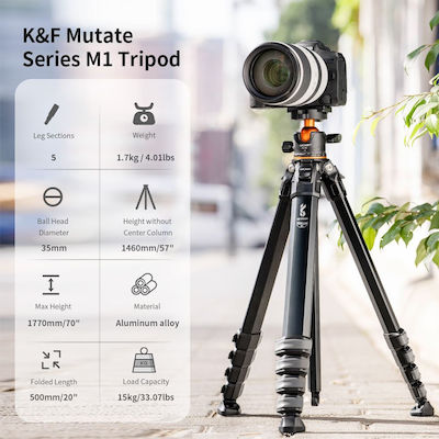 K&F Concept SP4022M1 Photography Tripod