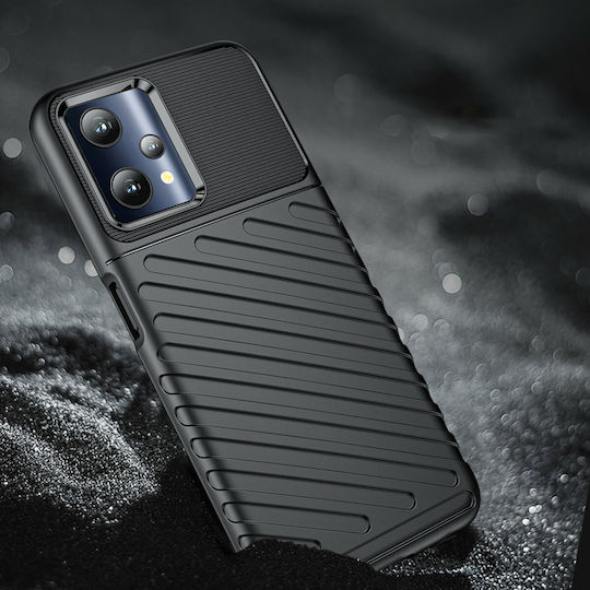 Hurtel Thunder Back Cover Σιλικόνης Μαύρο (Realme 9 5G / 9 Pro)