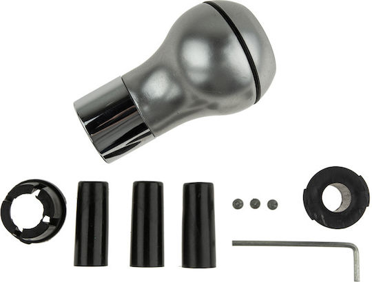 NTY 6 Shift Knob for BMW E87 E81/E82/E90/E91/E92/E93/E60/E61/X3/E83 Silver /AJ