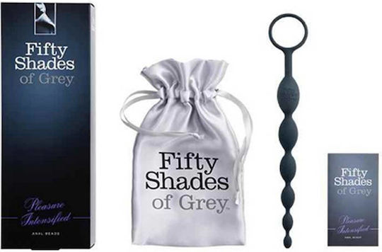 Fifty Shades of Grey Pleasure Intensified Anal Perlen Schwarz 25.4cm