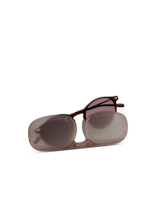 Nooz Cruz Sonnenbrillen mit Brown Crystal Rahmen und Braun Polarisiert Linse