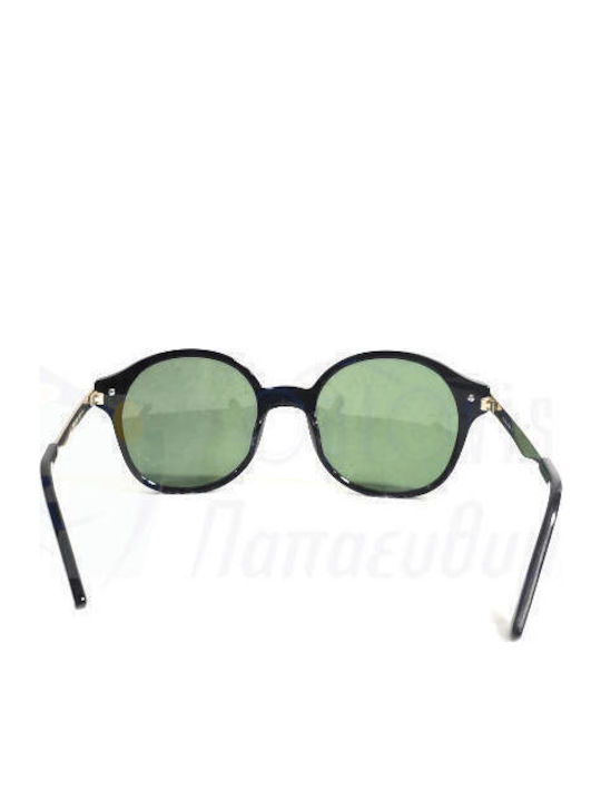 Rebecca Blu Women's Sunglasses with Black Frame and Green Lens RB8610 GR01