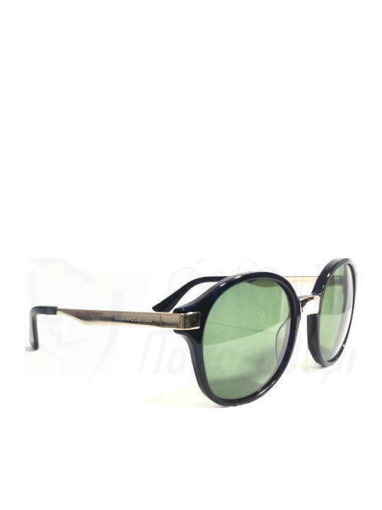 Rebecca Blu Women's Sunglasses with Black Frame and Green Lens RB8610 GR01