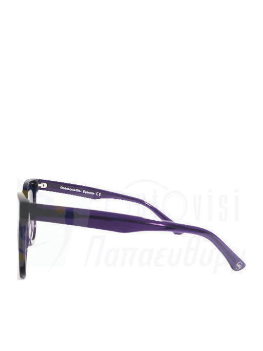 Rebecca Blu Women's Sunglasses with Purple Plastic Frame RB8678 RK07