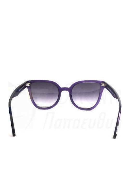 Rebecca Blu Women's Sunglasses with Purple Plastic Frame RB8678 RK07