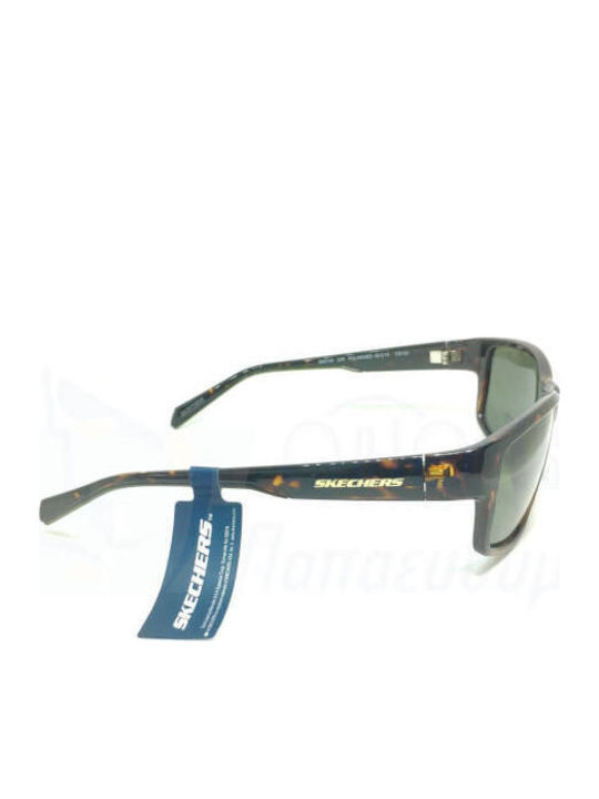 Skechers Men's Sunglasses with Brown Tartaruga Plastic Frame SE6159 52R