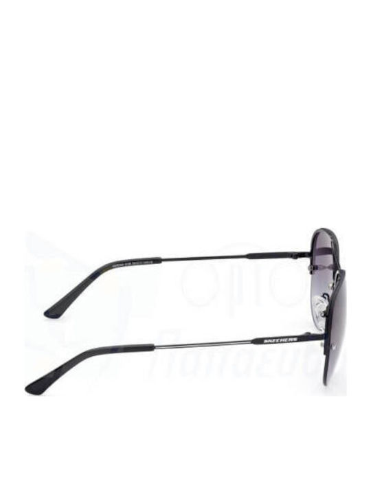 Skechers Women's Sunglasses with Black Frame and Black Gradient Lens SE6044 01B