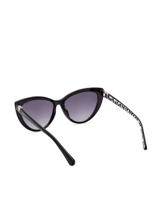 Guess Guess Women's Sunglasses with Black Tartaruga Horn-Rimmed Frame and Grey Gradient Lenses GU5211 01B