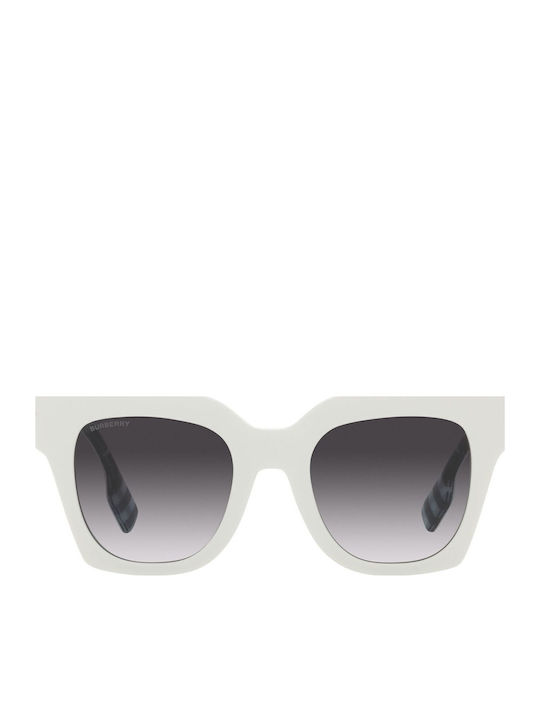 Burberry Kitty Women's Sunglasses with White Plastic Frame BE4364 39958G