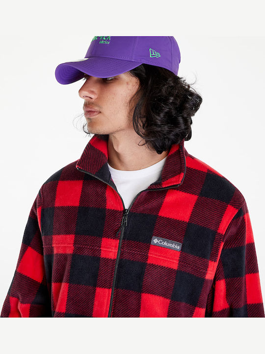 Steens Mountain Men's Fleece Cardigan Red
