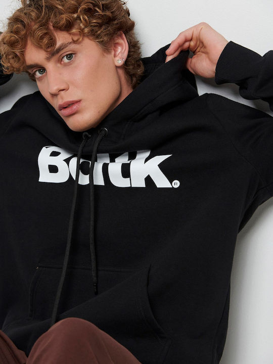 Sweatshirt Mit Kapuze Schwarz