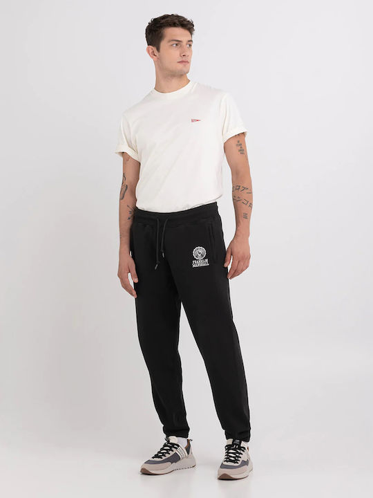 Agender Sweatpants with Elastic Black
