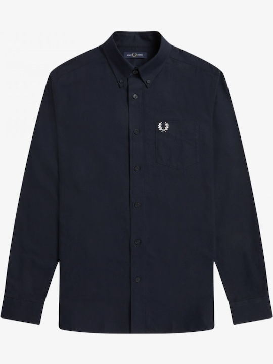 Long Sleeve Shirt Regular Fit Navy Blue
