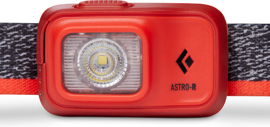 Black Diamond Headlamp LED IPX4 with Maximum Brightness 300lm Astro 300-R Red