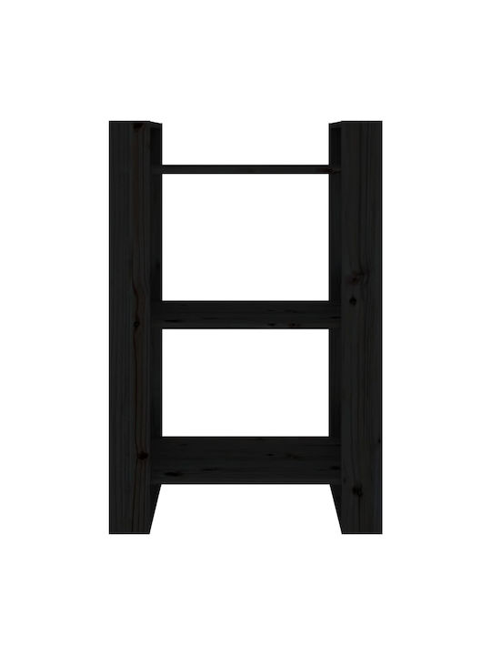 Bookcase Black 60x35x91cm