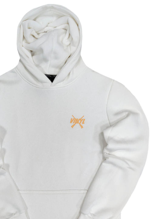 The Only Way Is Up Sweatshirt with Hood White