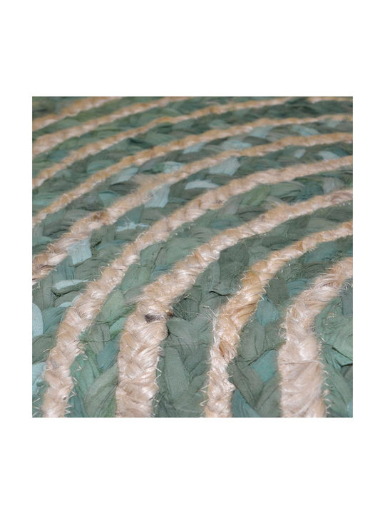 Viopros Jute Rug Round Summer from Jute Green