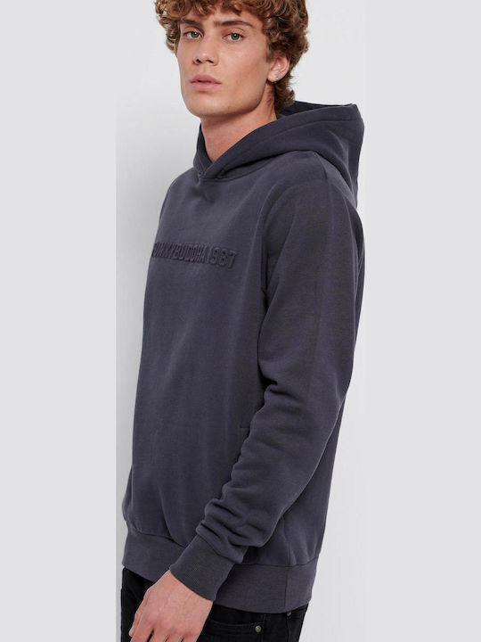 Sweatshirt with Hood Anthracite