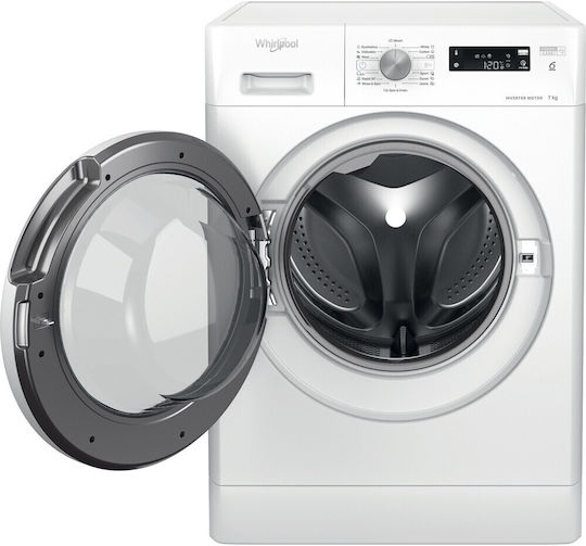 Whirlpool Пералня 7кг 1400 Оборота 6th Sense FFS 7458 W EE