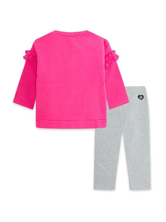 Tuc Tuc Kids Set with Leggings Winter 2pcs Fuchsia