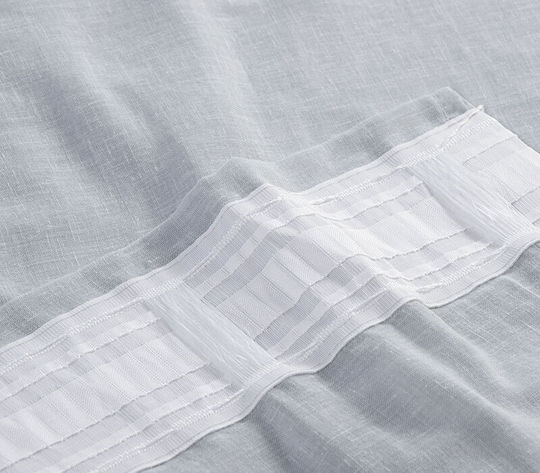 Nef-Nef Homeware Curtain with Pencil Pleat Dione L. Gray 140x270cm