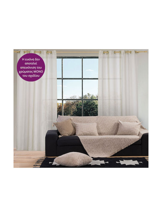 Nef-Nef Homeware Vorhang mit Grommet Monique Schwarze 140x265cm