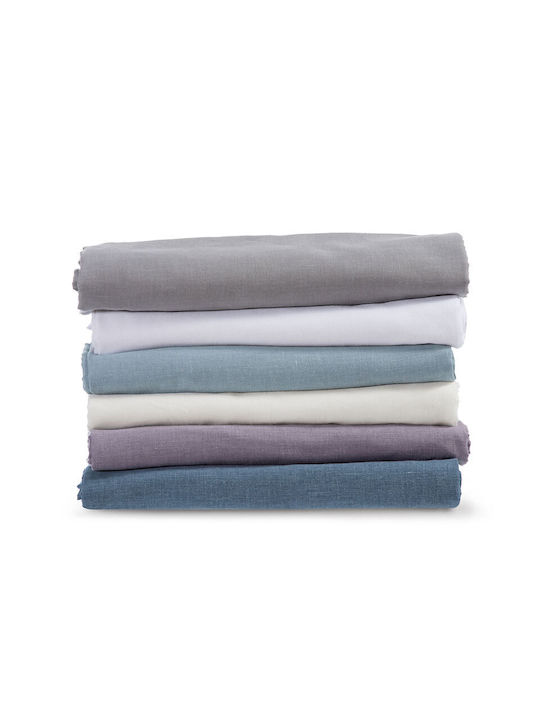Nef-Nef Homeware Vorhang mit Bleistiftfalten Antel Aqua 140x270cm