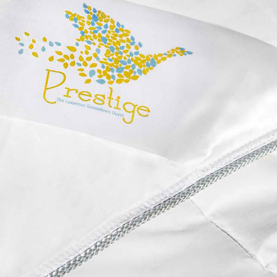 La Luna Duvet Single Down 160x220cm The Prestige White 280 GSMGsm 12.5 togs Togs