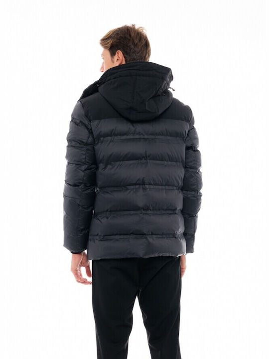 Splendid Men's Winter Puffer Jacket Navy Blue