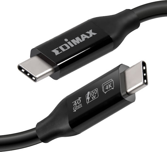 Edimax USB 4 Cable USB-C male - USB-C 240W Black 1m (UC4-010TB)