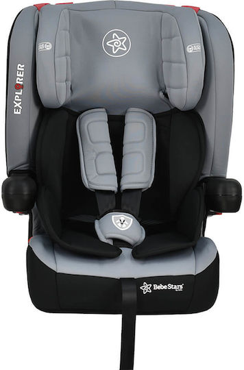 Bebe Stars Explorer Baby Car Seat with Isofix Grey 9-36 kg