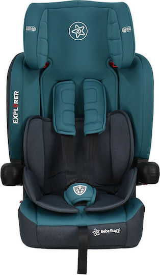 Bebe Stars Explorer Καθισματάκι Αυτοκινήτου με Isofix Petrol 9-36 kg